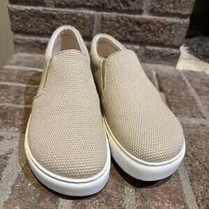 Birkenstock Oswego Casual Shoe Loafer Sandcastle Canvas Womens EU 39 US 8